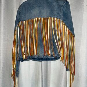 Fringe Jean jacket